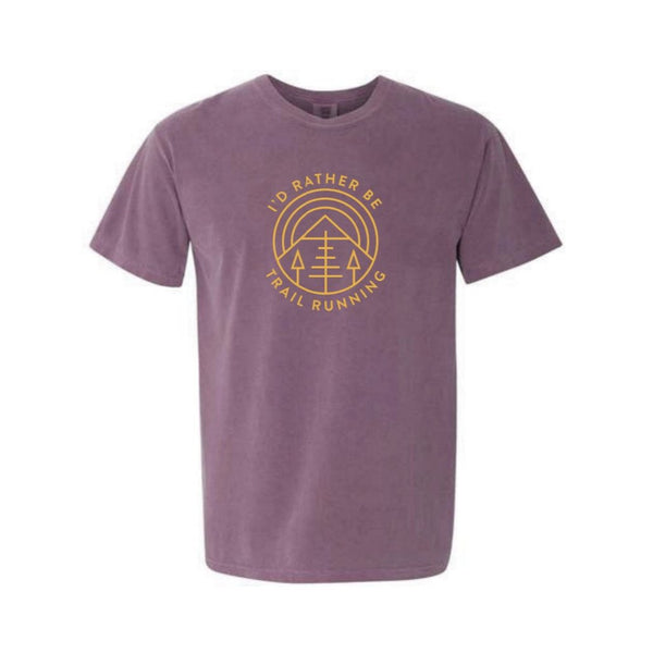 I'd Rather Be Trail Running Comfort Colors T-Shirt – Vacation